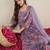 Women Floral Printed Regular Kurta with Trousers & With Dupatta