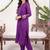 Women Ethnic Motifs Pleated Thread Work Kurta with Trousers