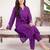 Women Ethnic Motifs Pleated Thread Work Kurta with Trousers