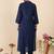 Women Ethnic Motifs Embroidered Regular Thread Work Kurta with Trousers