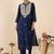 Women Ethnic Motifs Embroidered Regular Thread Work Kurta with Trousers