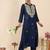 Women Ethnic Motifs Embroidered Regular Thread Work Kurta with Trousers
