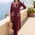 Women Ethnic Motifs Embroidered Regular Thread Work Pure Cotton Kurta with Trousers