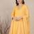 Women Bandhani Printed Regular Sequinned Kurta with Trousers & With Dupatta