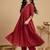 Women Ethnic Motifs Embroidered Regular Liva Kurta with Trousers