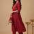 Women Ethnic Motifs Embroidered Regular Liva Kurta with Trousers