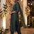 Women Embroidered Regular Chanderi Silk Kurta with Trousers & With Dupatta