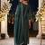 Women Embroidered Regular Chanderi Silk Kurta with Trousers & With Dupatta