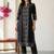Women Ethnic Motifs Printed Regular Mirror Work Pure Cotton Kurta with Trousers