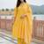 Women Ethnic Motifs Printed Regular Thread Work Kurta with Trousers & With Dupatta