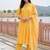 Women Ethnic Motifs Printed Regular Thread Work Kurta with Trousers & With Dupatta