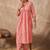 Women Floral Printed Empire Pure Cotton Kurta with Trousers & With Dupatta