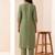 Women Ethnic Motifs Embroidered Regular Thread Work Kurta with Trousers