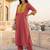 Women Colourblocked Regular Kurta with Trousers