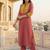 Women Colourblocked Regular Kurta with Trousers
