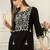 Floral Yoke Design Thread Work Pure Cotton Kurta With Palazzos