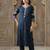Ethnic Motifs Embroidered V-Neck Thread Work Kurta With Trousers
