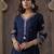 Ethnic Motifs Embroidered V-Neck Thread Work Kurta With Trousers