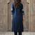 Ethnic Motifs Embroidered V-Neck Thread Work Kurta With Trousers