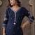 Ethnic Motifs Embroidered V-Neck Thread Work Kurta With Trousers