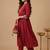 Women Ethnic Motifs Embroidered Regular Liva Kurta with Trousers