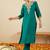 Women Ethnic Motifs Embroidered Regular Thread Work Kurta with Trousers