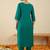 Women Ethnic Motifs Embroidered Regular Thread Work Kurta with Trousers