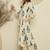 Women Floral Printed Regular Thread Work Kurta with Palazzos