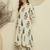 Women Floral Printed Regular Thread Work Kurta with Palazzos