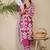 Women Ethnic Motifs Printed Regular Thread Work Pure Cotton Kurta with Trousers