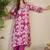 Women Ethnic Motifs Printed Regular Thread Work Pure Cotton Kurta with Trousers