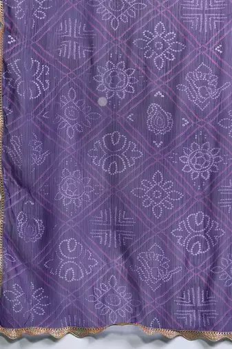 Ethnic Motifs Embroidered Regular Kurta with Trousers & Dupatta