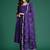 Ethnic Motifs Embroidered Regular Kurta with Trousers & Dupatta