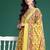 Floral Printed Empire Gotta Patti Pure Cotton Kurta With Trousers & Dupatta