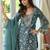 Women Ethnic Motifs Embroidered Regular Thread Work Kurta with Palazzos & With Dupatta