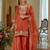 Women Ethnic Motifs Embroidered Regular Thread Work Kurta with Sharara & With Dupatta