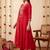 Women Ethnic Motifs Embroidered Empire Thread Work Kurta with Trousers & With Dupatta