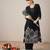 Women Floral Printed Regular Thread Work Kurta with Trousers