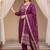 Women Paisley Embroidered Regular Kurta with Trousers & With Dupatta