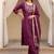 Women Paisley Embroidered Regular Kurta with Trousers & With Dupatta