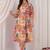 Floral Printed Mandarin Collar Pure Cotton A-Line Kurta With Trouser