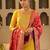 Women Ethnic Motifs Embroidered Regular Sequinned Kurta with Trousers & With Dupatta