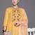 Floral Embroidered Regular Thread Work Pure Cotton Kurta With Trousers & Dupatta