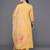 Floral Embroidered Regular Thread Work Pure Cotton Kurta With Trousers & Dupatta