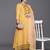 Floral Embroidered Regular Thread Work Pure Cotton Kurta With Trousers & Dupatta