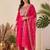 Women Ethnic Motifs Embroidered Regular Kurta with Trousers & With Dupatta