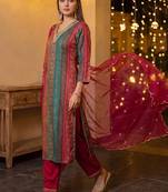 Women Ethnic Motifs Regular Kurta with Palazzos & With Dupatta