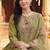 Women Floral Embroidered Regular Thread Work Liva Kurta with Trousers & With Dupatta