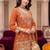 Women Ethnic Motifs Embroidered Regular Sequinned Kurta with Skirt & With Dupatta