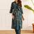 Women Ethnic Motifs Embroidered Regular Thread Work Kurta with Trousers